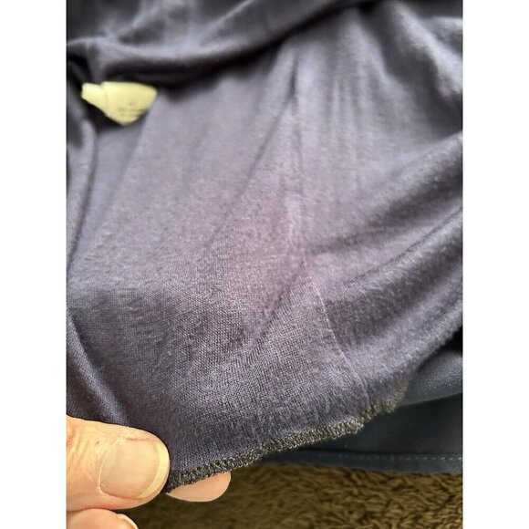 Hutch Dress Navy Blue Willow Button Front Fit Flare Mini Size S - Picture 9 of 9